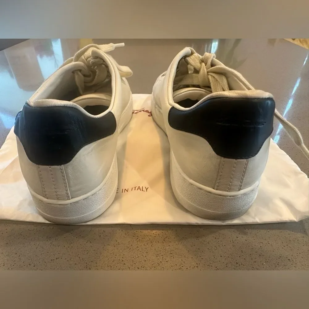 Salvatore Ferragamo White Sneakers Womens size 7